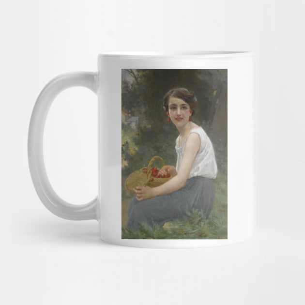 The Cherry Girl by Guillaume Seignac by Classic Art Stall